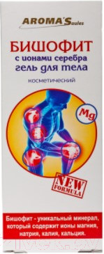 Изображение товара Гель для тела Aroma Saules Бишофит с ионами серебра (100мл)