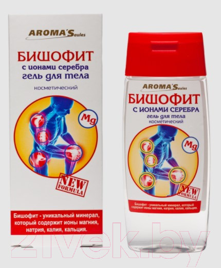 Изображение товара Гель для тела Aroma Saules Бишофит с ионами серебра (100мл)