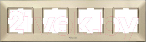 Изображение товара Рамка для выключателей и розеток Panasonic Arkedia Slim WNTF08042BR-BY