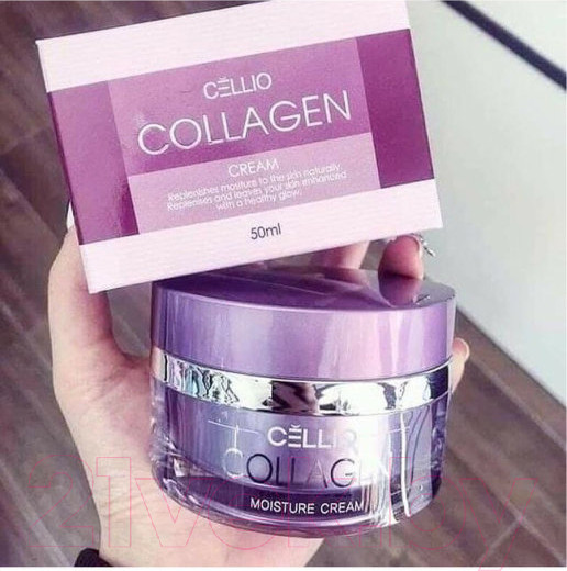 Изображение товара Крем для лица Cellio Увлажняющий с коллагеном (50мл)