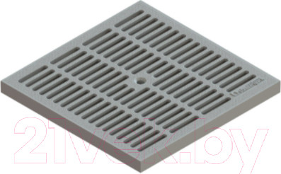 Изображение товара Решетка дождеприемника Стандартпарк PolyMax Basic 3380-С класс A пластиковая ячеистая (серый)