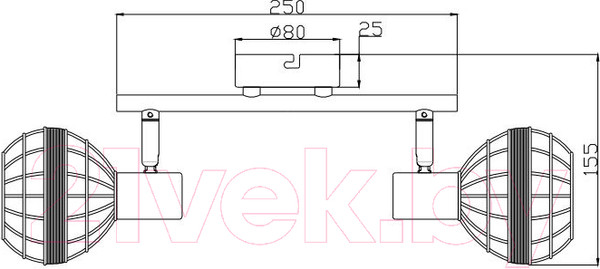 Изображение товара Спот Rivoli Fedora 7033-702 / Б0047140