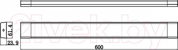 Изображение товара Светильник линейный ЭРА SPO-531-0-65K-018 / Б0045365