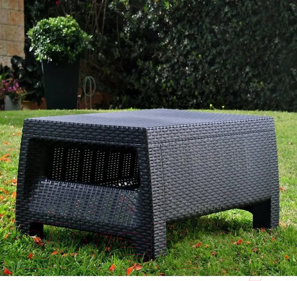 Изображение товара Кофейный столик садовый Keter Corfu Table / 241945 (графит)