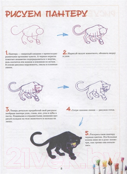 Изображение товара Набор развивающих книг АСТ Школа рисования для малышей (Дмитриева В.Г.)