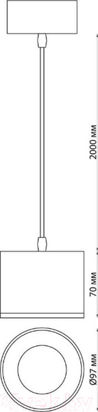 Изображение товара Потолочный светильник Novotech Over 358656 (черный)
