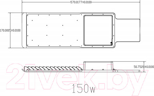 Изображение товара Светильник уличный ЭРА SPP-503-0-50K-120 / Б0047166