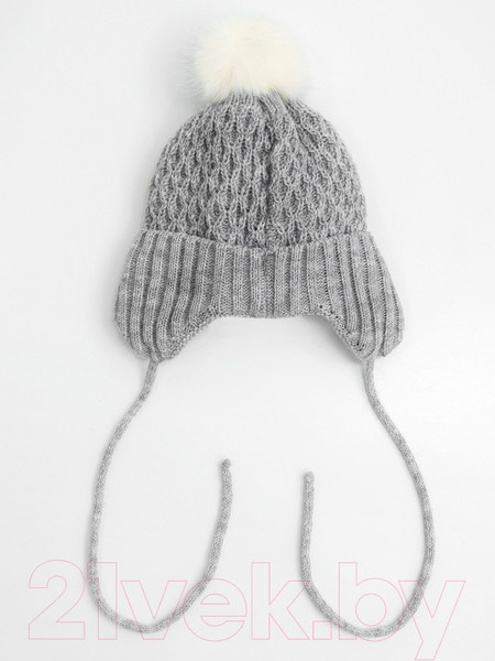 Изображение товара Шапочка для малышей Amarobaby Pure Love Wool / AB-OD20-PLW16/11 (серый, р-р 38-40)