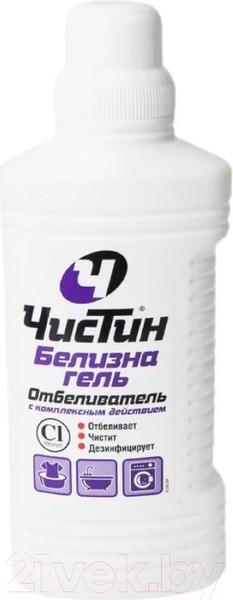 Изображение товара Отбеливатель Чистин Белизна гель с комплексным действием (950г)