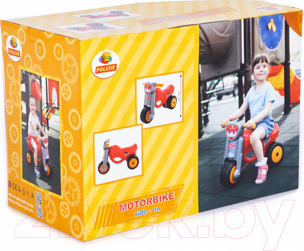 Изображение товара Каталка детская Полесье Мотоцикл. Мини-мото. Сафари / 90744 (голубой)