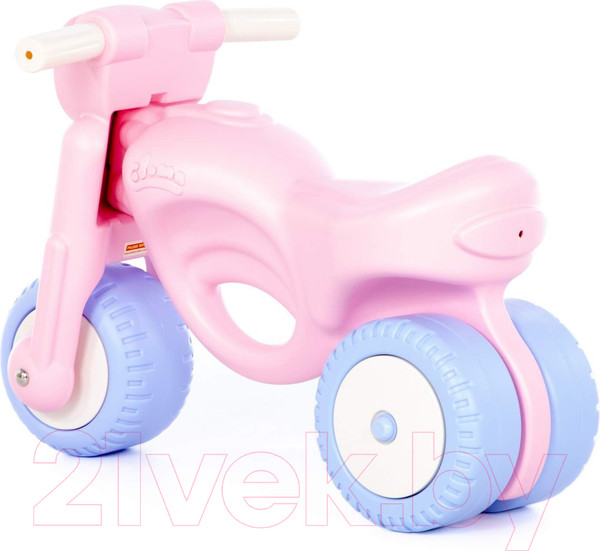 Изображение товара Каталка детская Полесье Мотоцикл. Мини-мото. Сафари / 90737 (розовый)