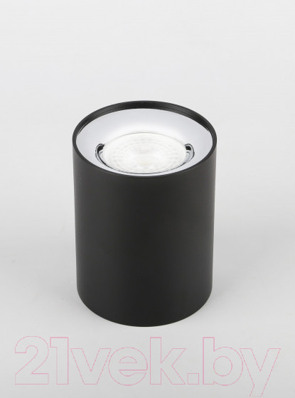 Изображение товара Потолочный светильник ЭРА OL1 GU10 BK/CH / Б0041502 (черный/хром)