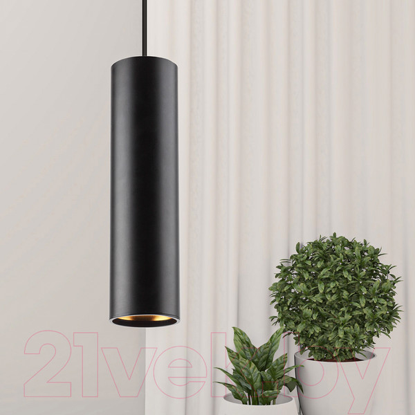 Изображение товара Потолочный светильник ЭРА PL1 GU10 BK 300 / Б0041506