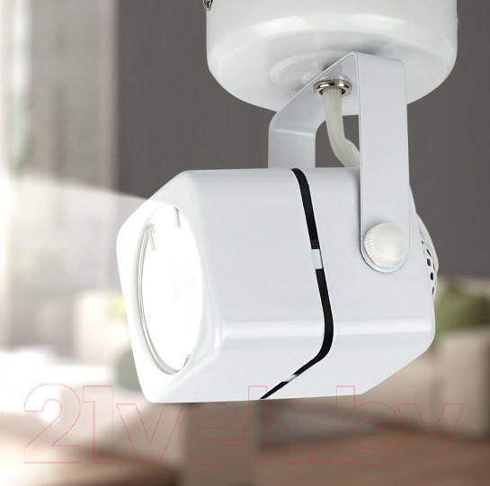 Изображение товара Трековый светильник ЭРА OL3 GU10 WH / Б0044263 (белый)