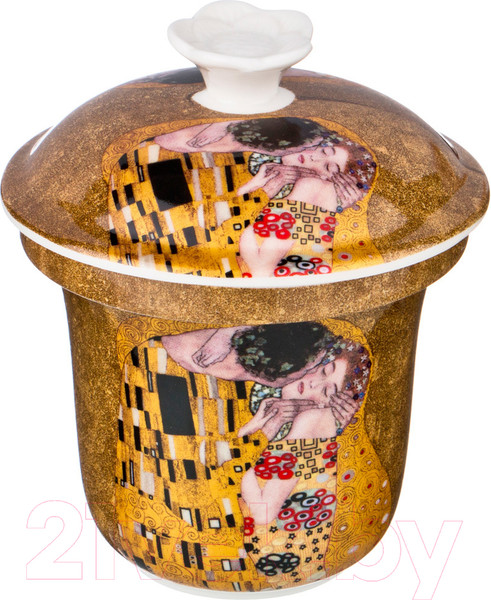 Изображение товара Чашка-заварник Lefard Поцелуй / 104-515 (с ситечком, золото)