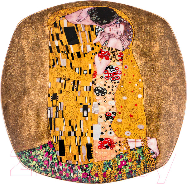 Изображение товара Тарелка закусочная (десертная) Lefard Поцелуй / 104-512 (золото)