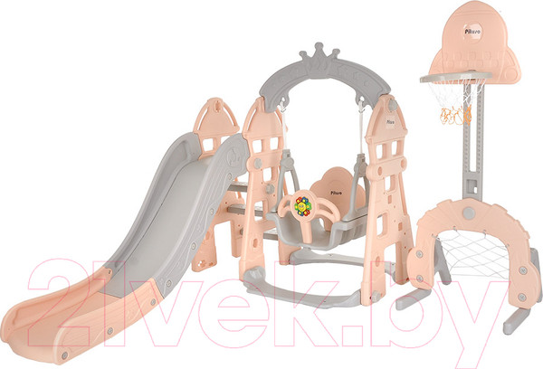 Изображение товара Горка-комплекс Pituso Замок / L-DT05 (бежевый/серый)