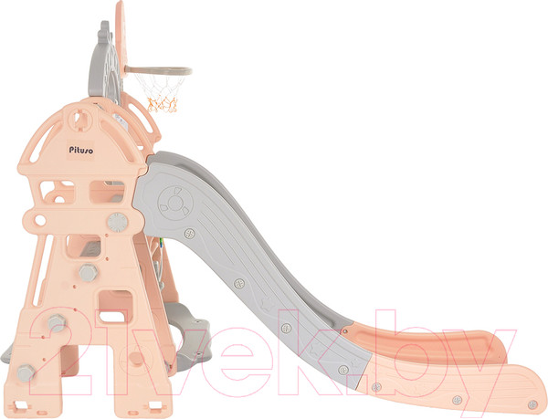 Изображение товара Горка-комплекс Pituso Замок / L-DT05 (бежевый/серый)