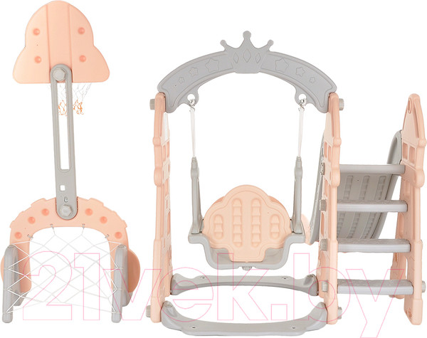 Изображение товара Горка-комплекс Pituso Замок / L-DT05 (бежевый/серый)