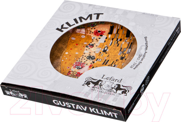 Изображение товара Тарелка столовая обеденная Lefard Поцелуй / 104-513 (золото)