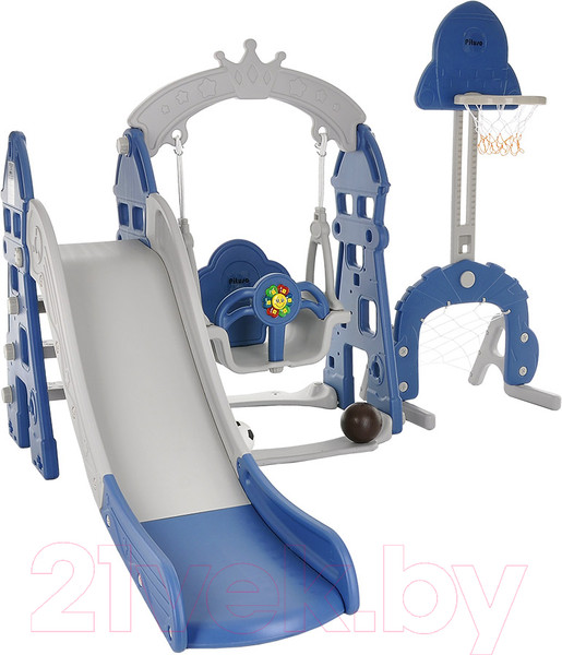 Изображение товара Горка-комплекс Pituso Замок / L-DT05 (синий/серый)