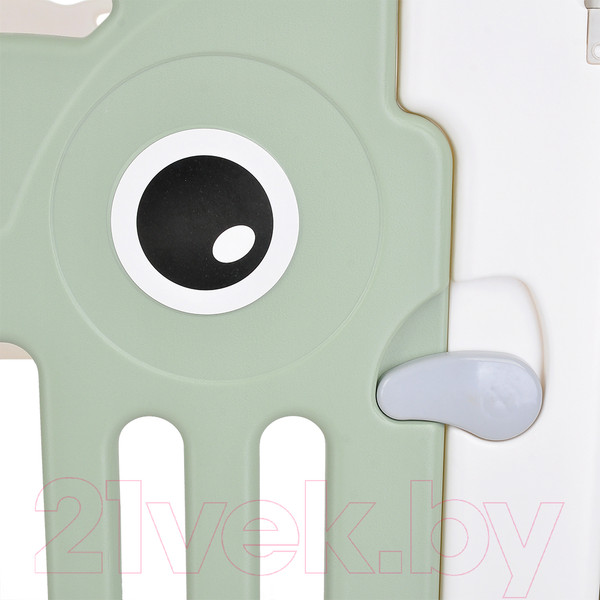 Изображение товара Игровой манеж Pituso Сова / L-ZDWL04 (зеленый/белый)