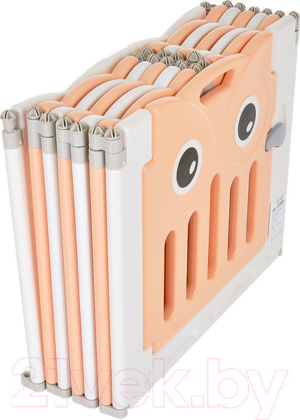 Изображение товара Игровой манеж Pituso Сова / L-ZDWL03 (персиковый/белый)