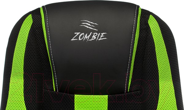 Изображение товара Кресло геймерское Бюрократ Zombie 9 (черный/салатовый)