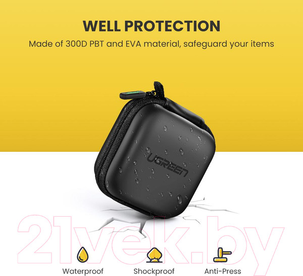 Изображение товара Сумка для аксессуаров Ugreen LP128 / 40816 (черный)