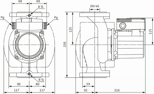 Изображение товара Циркуляционный насос Wilo TOP-S 40/10 DM PN6/10 (2165525)