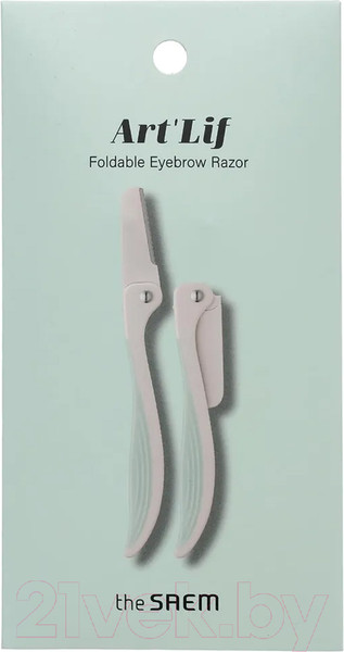 Изображение товара Бритва для бровей и лица The Saem Art'Lif Foldable Eyebrow Razor (2шт)