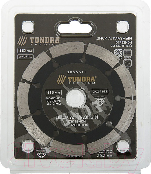 Изображение товара Отрезной диск алмазный Tundra 2966611