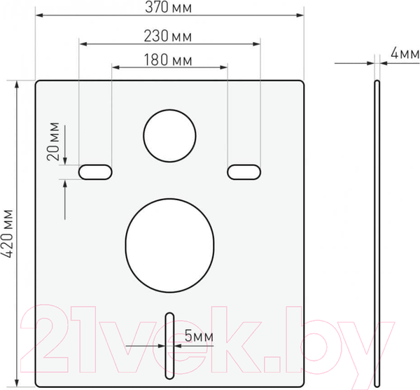 Изображение товара Инсталляция для унитаза Berges Аtom 410 040332 (с кнопкой)