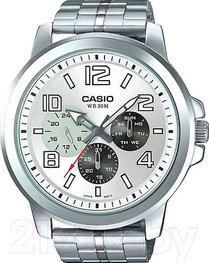Часы наручные мужские Casio MTP-X300D-7A — фото 3