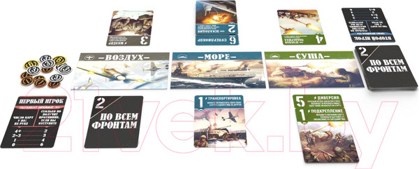 Изображение товара Настольная игра Нескучные игры По всем фронтам / 8386