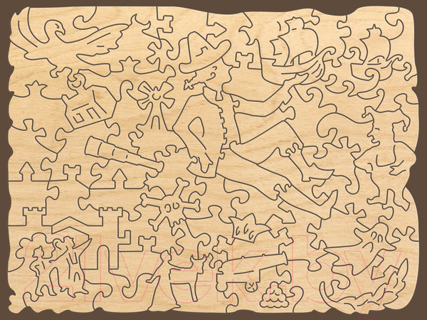 Изображение товара Пазл Нескучные игры Страна Сказок. Гулливер/ 8406