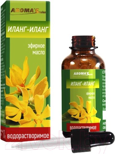 Изображение товара Эфирное масло Aroma Saules Водорастворимое Иланг-иланг (30мл)