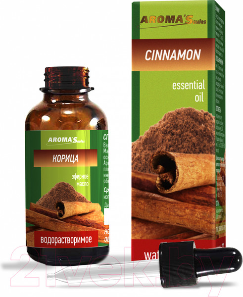Изображение товара Эфирное масло Aroma Saules Водорастворимое Корица (30мл)