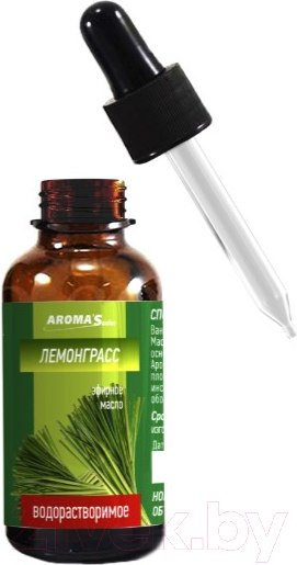 Изображение товара Эфирное масло Aroma Saules Водорастворимое Лемонграсс (30мл)