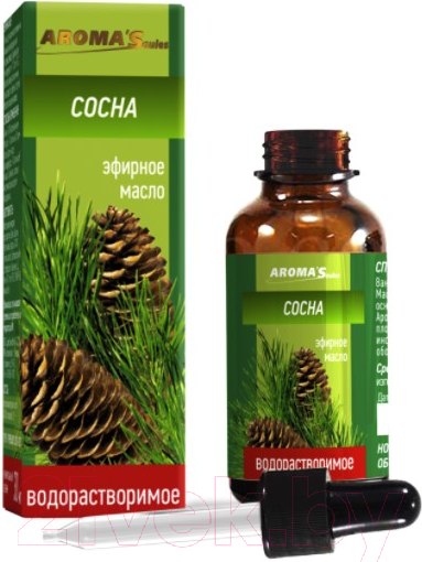 Изображение товара Эфирное масло Aroma Saules Водорастворимое Сосна (30мл)