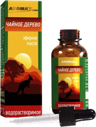 Изображение товара Эфирное масло Aroma Saules Водорастворимое Чайное дерево (30мл)