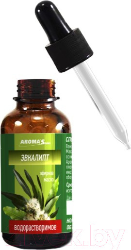 Изображение товара Эфирное масло Aroma Saules Водорастворимое Эвкалипт (30мл)