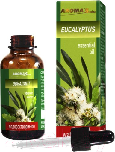 Изображение товара Эфирное масло Aroma Saules Водорастворимое Эвкалипт (30мл)