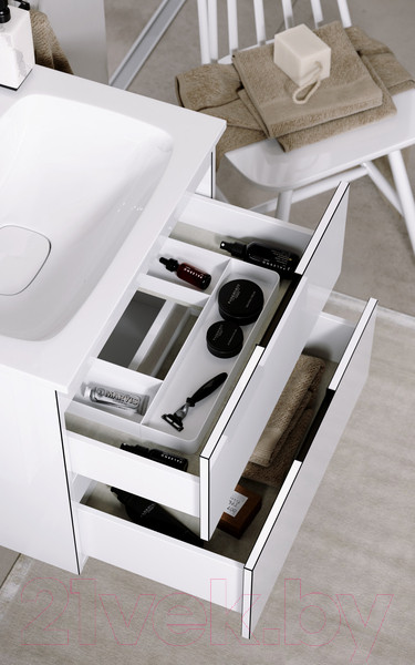 Изображение товара Тумба с умывальником Aqwella Malaga 60 / ACC0106W