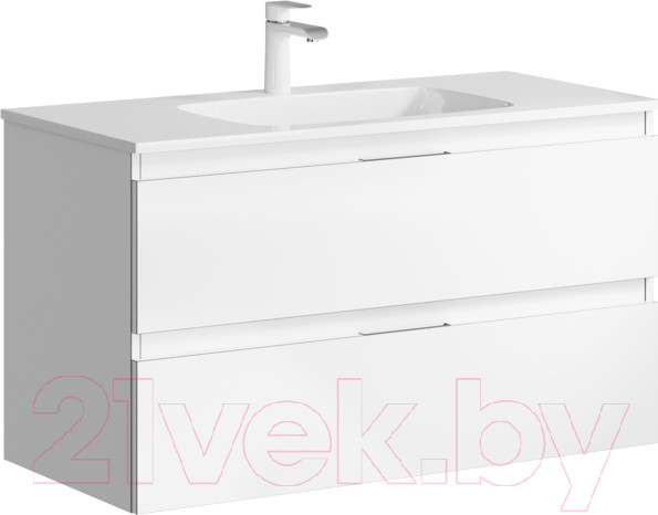 Изображение товара Тумба с умывальником Aqwella Malaga 100 / ACC0110W