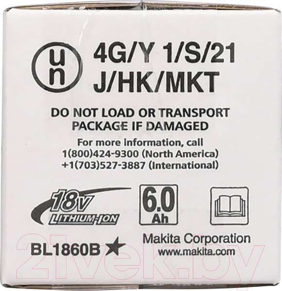 Изображение товара Аккумулятор для электроинструмента Makita BL1860B (632F69-8/197422-4)