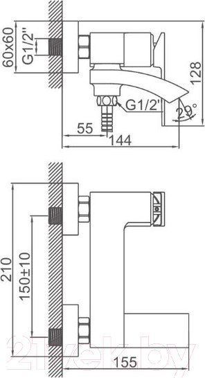 Изображение товара Смеситель Ledeme L3178