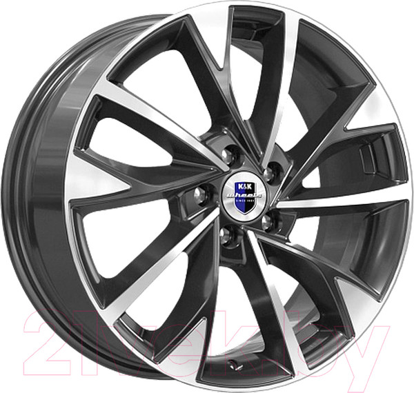 Изображение товара Литой диск K&K Роквуд 17x7" 5x112мм DIA 57.1мм ET 40мм Алмаз черный