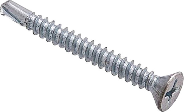 Изображение товара Саморез Starfix Оконный со сверлом 3.9x38 / SM-80901-9000 (9000шт, белый цинк)