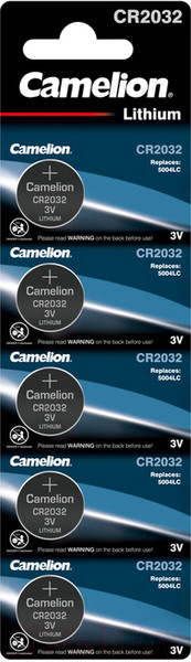 Изображение товара Комплект батареек Camelion CR2032-BP5 50/1800
